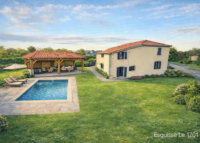 Le 1701 – 15 Pers Avec Piscine, Puy Du Fou Maison d'hôtes